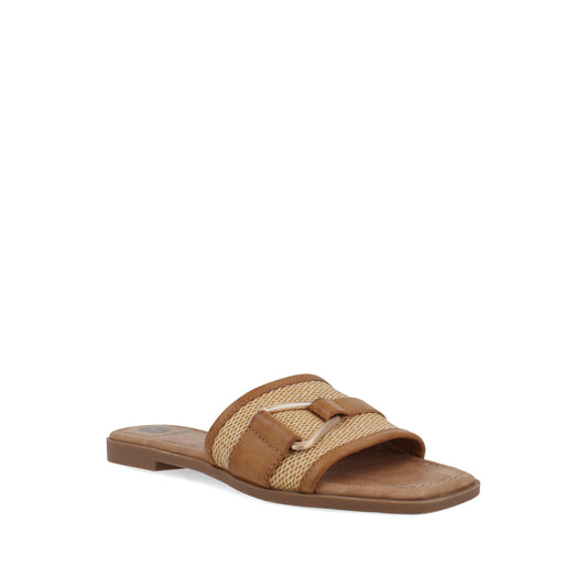 Sandalia Casual Trender color Camel para Mujer