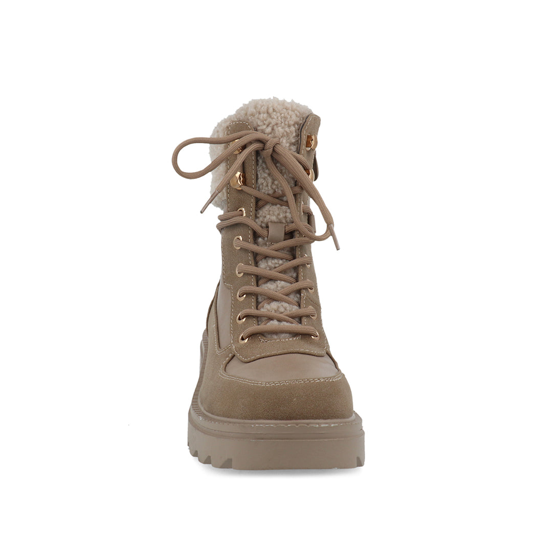 Botin Casual Trender color Arena para Mujer