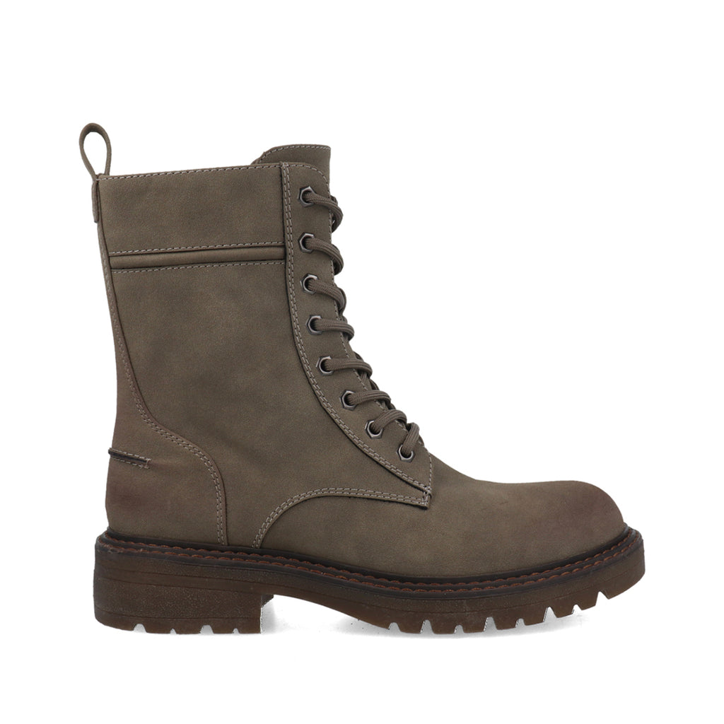Bota Casual Trender color Olivo para Mujer