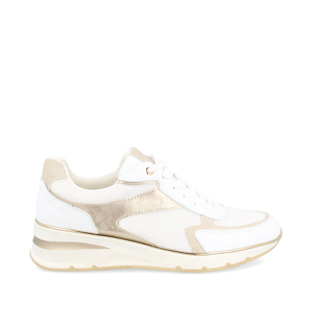 Tenis Urbano Trender color Latte para Mujer