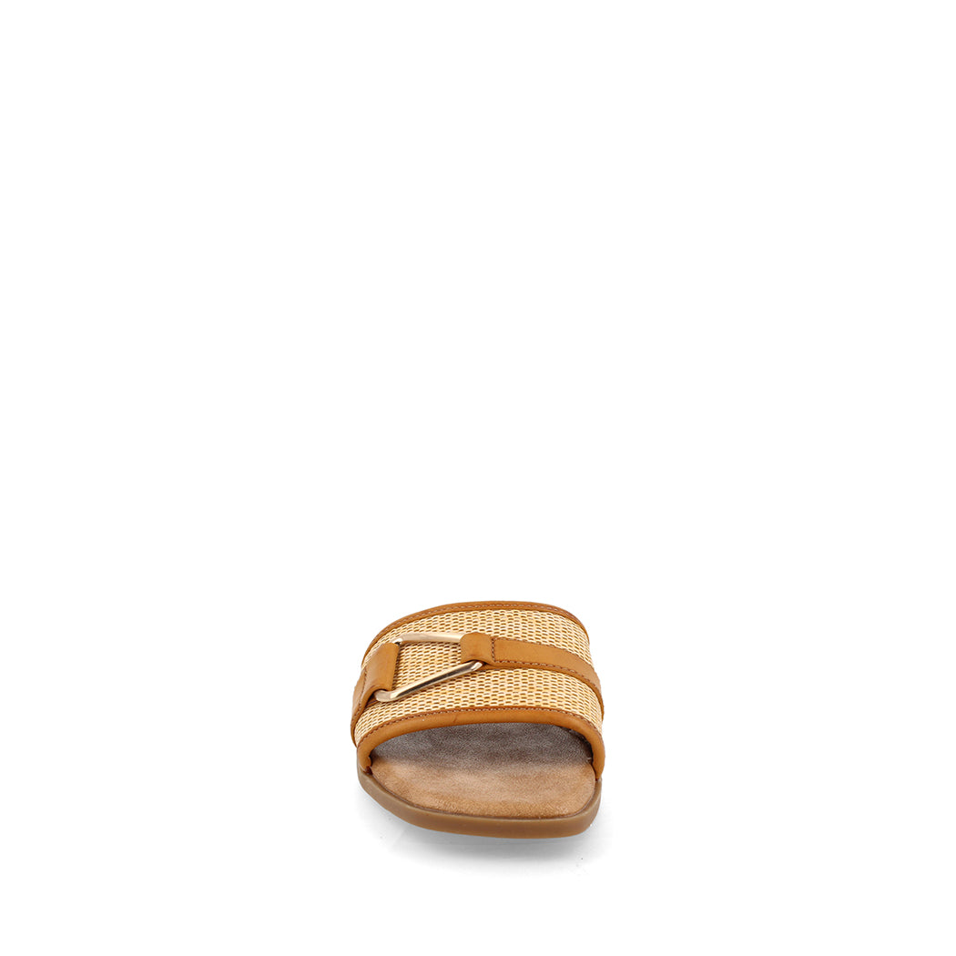 Sandalia Casual Trender color Camel para Mujer