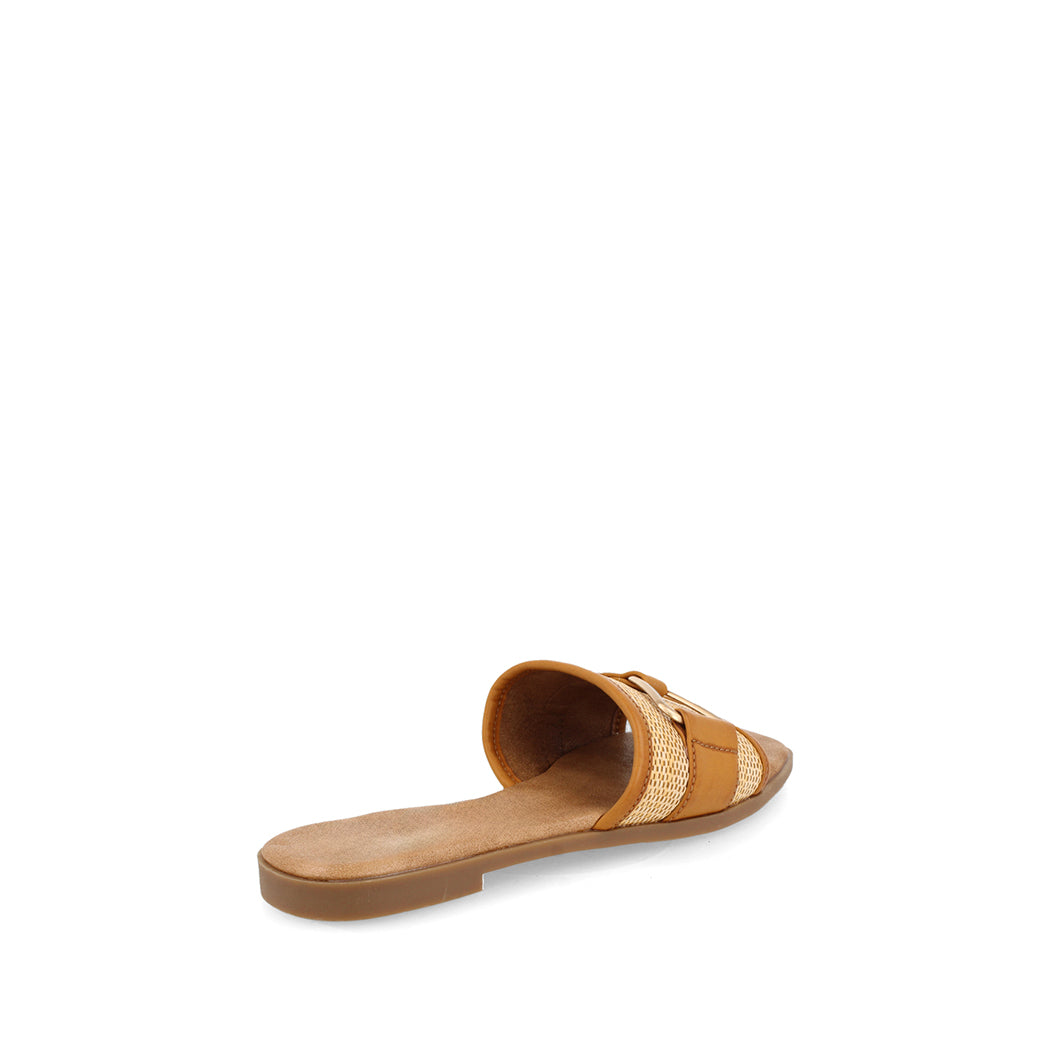 Sandalia Casual Trender color Camel para Mujer