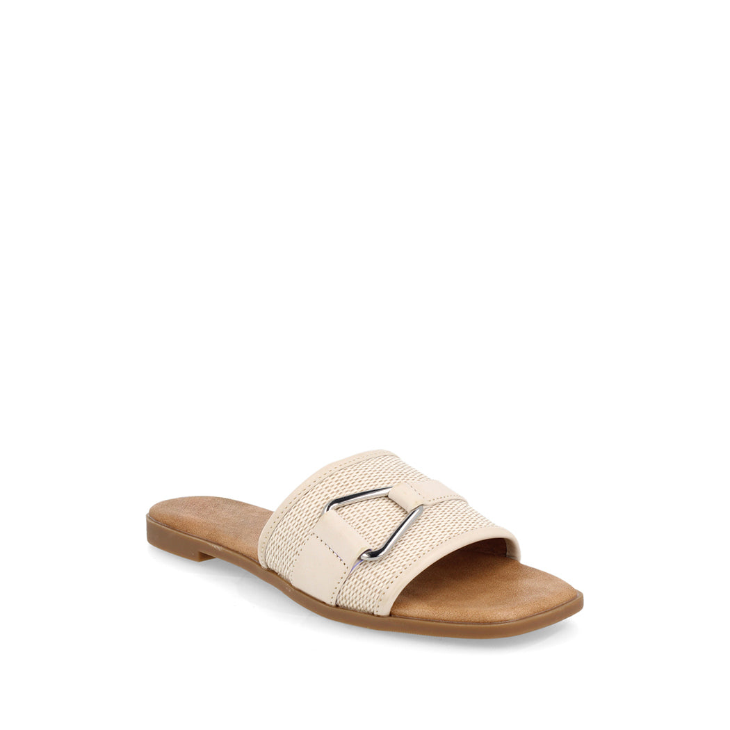 Sandalia Casual Trender color Latte para Mujer