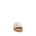 Sandalia Casual Trender color Latte para Mujer