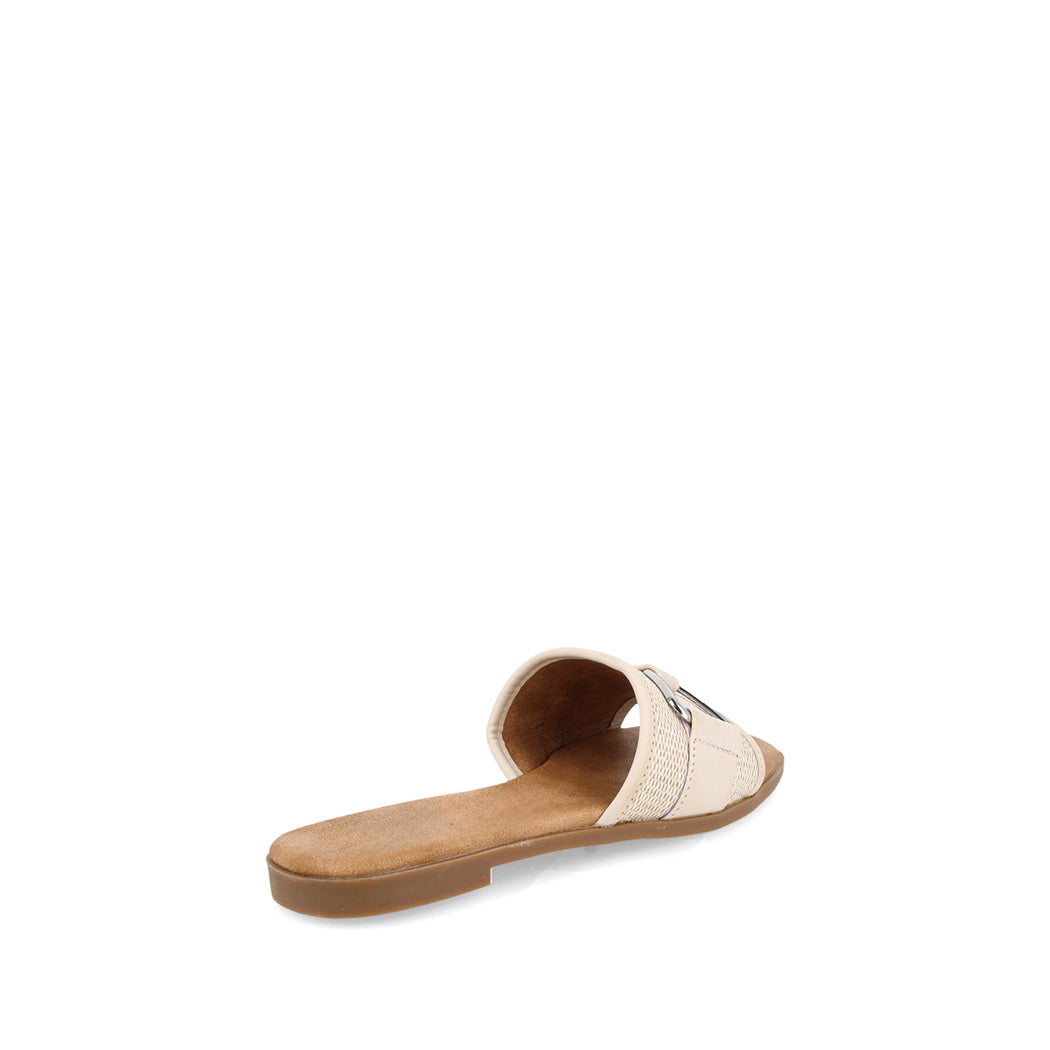 Sandalia Casual Trender color Latte para Mujer