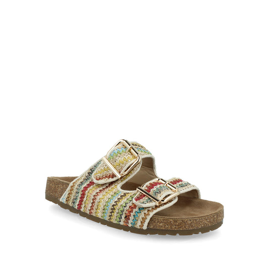 Sandalia Casual Trender color Multicolor para Mujer