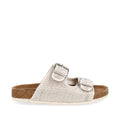 Sandalia Casual Trender color Plata para Mujer
