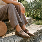 Balerina Casual Trender color Camel para Mujer