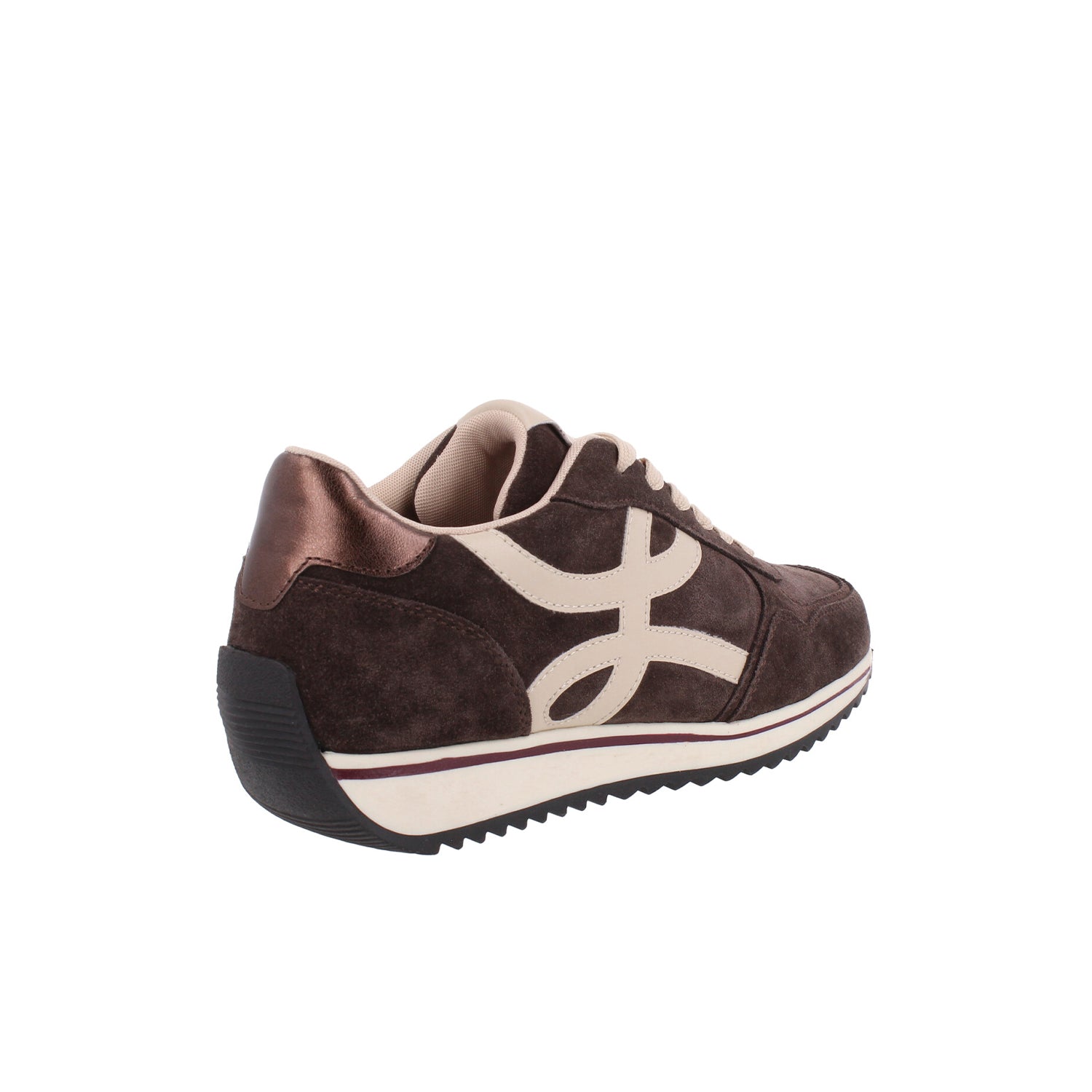 Tenis Urbano Trender color Cafe para Mujer