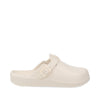 Sandalia Casual Trender color Latte para Mujer con hebilla