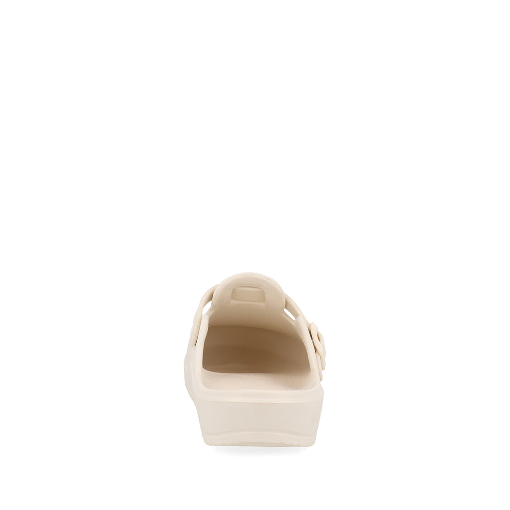 Sandalia Casual Trender color Latte para Mujer con hebilla