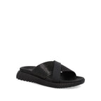 Sandalia Casual Trender color Negro para Mujer con Brillos