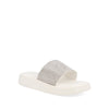 Sandalia Casual Trender color Blanco para Mujer con Brillos