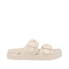 Sandalia Casual Trender color Blanco para Mujer con doble hebilla