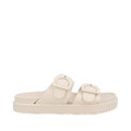 Sandalia Casual Trender color Blanco para Mujer con doble hebilla