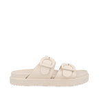 Sandalia Casual Trender color Blanco para Mujer con doble hebilla