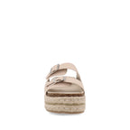 Sandalia Casual Trender color Beige para Mujer