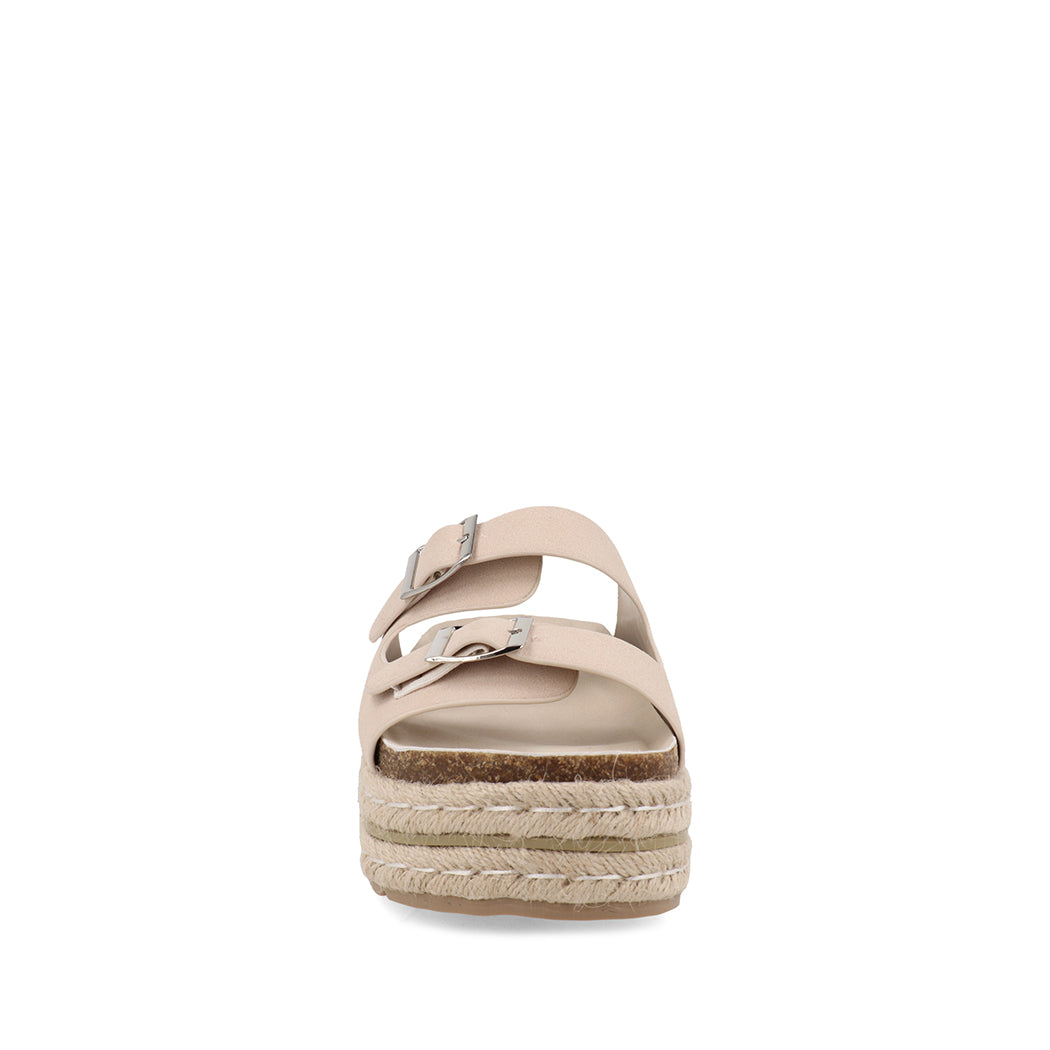 Sandalia Casual Trender color Beige para Mujer
