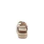 Sandalia Casual Trender color Beige para Mujer