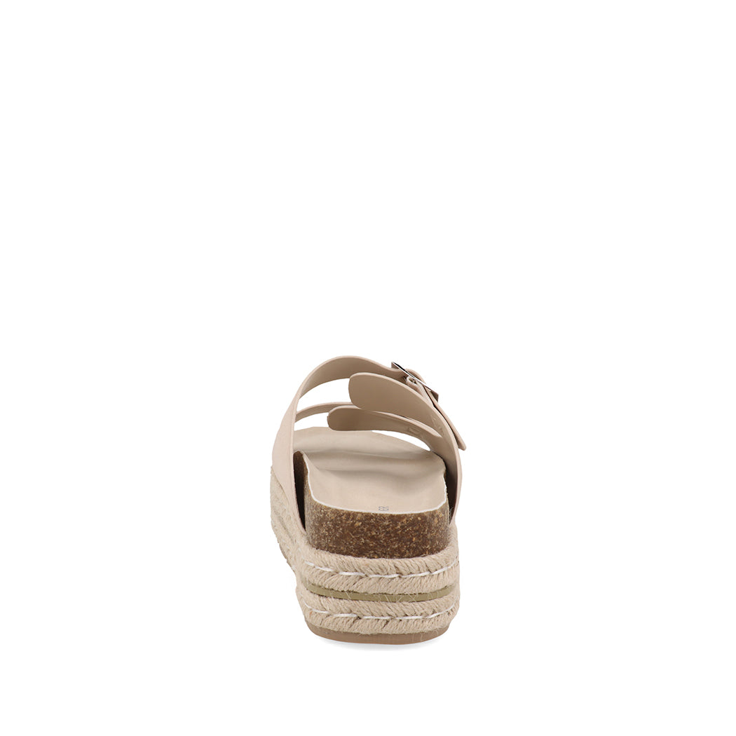 Sandalia Casual Trender color Beige para Mujer