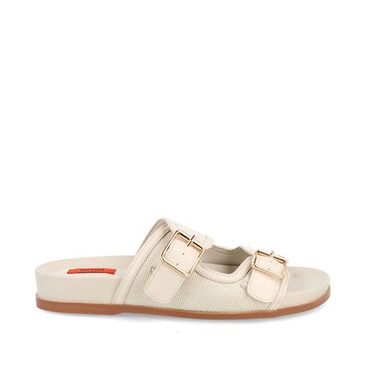 Sandalia Casual Trender color Latte para Mujer