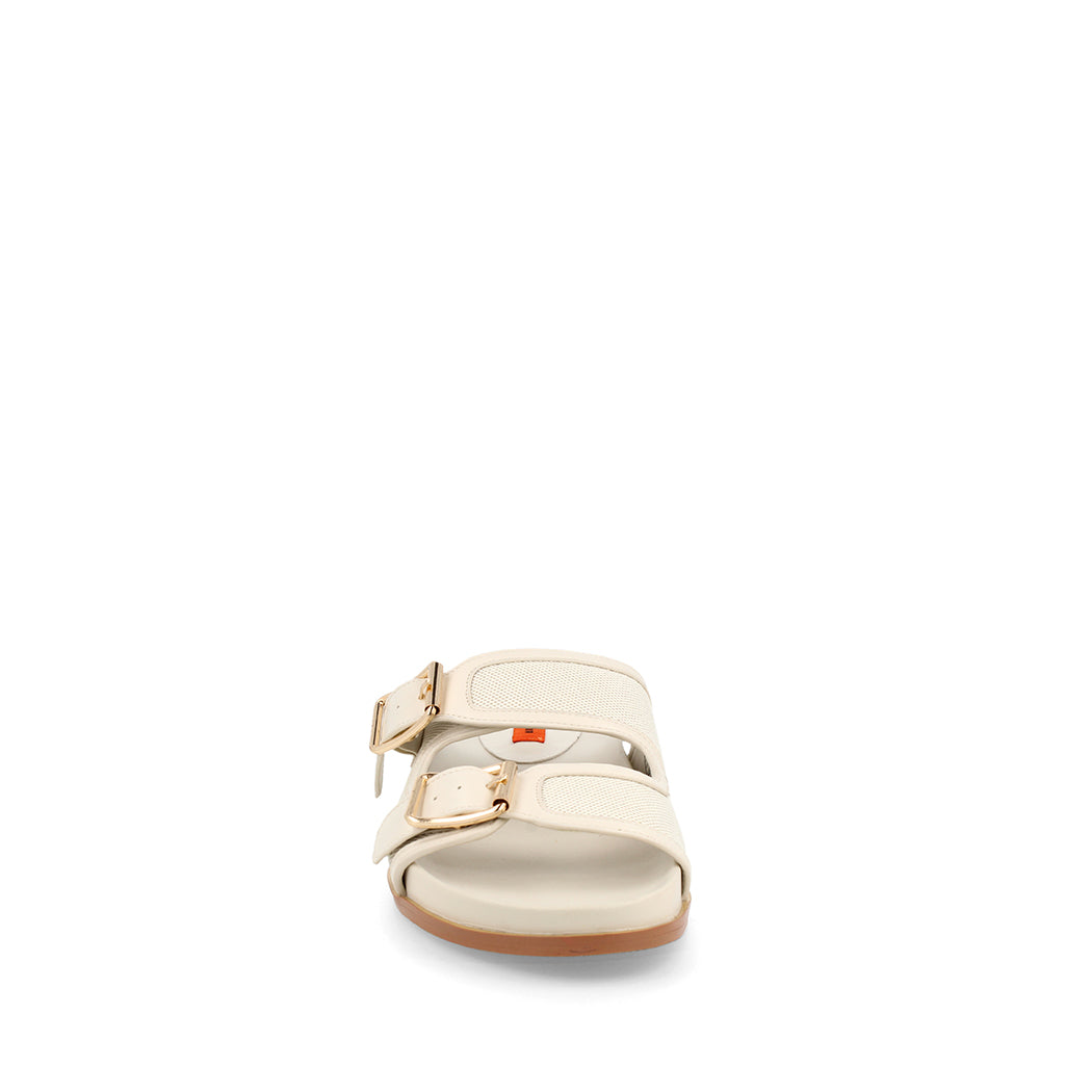 Sandalia Casual Trender color Latte para Mujer