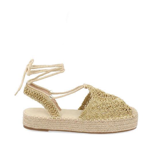 Alpargata Casual Trender color Oro  para Mujer