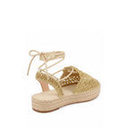 Alpargata Casual Trender color Oro  para Mujer