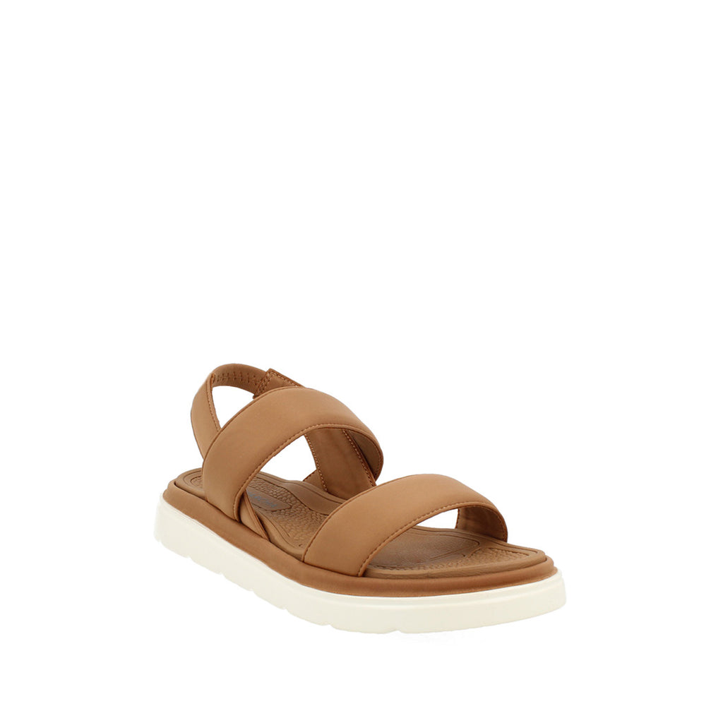 Sandalia Casual Trender color Camel  para Mujer