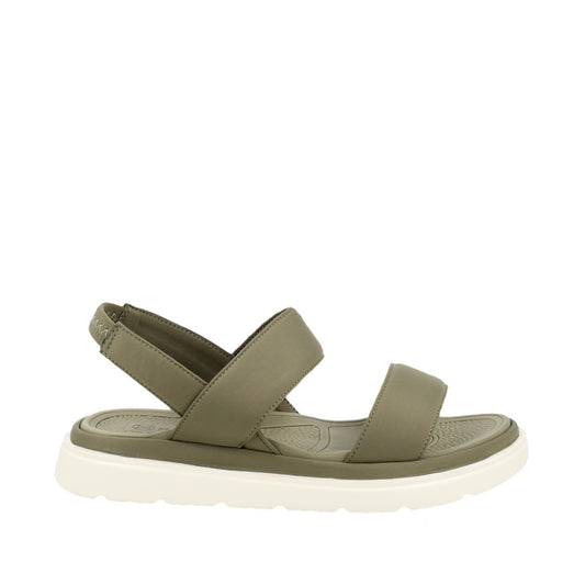 Sandalia Casual Trender color Olivo  para Mujer