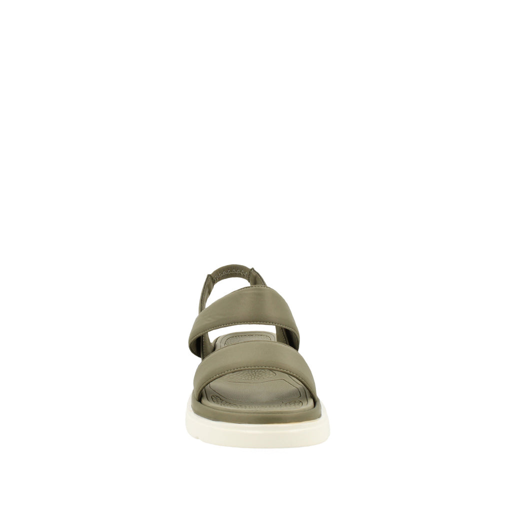 Sandalia Casual Trender color Olivo  para Mujer