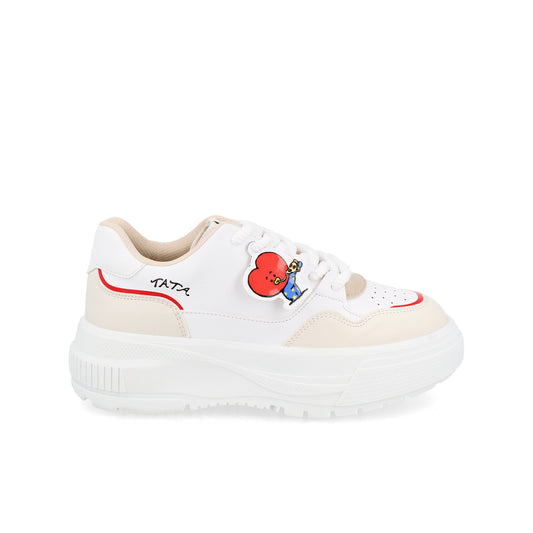 Tenis Urbano BT21 color Blanco para Mujer
