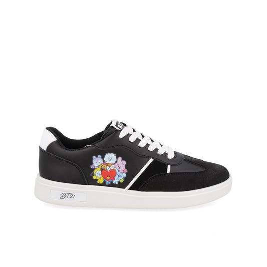 Tenis Urbano BT21 color Negro para Mujer