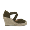 Alpargata Casual Trender color Verde para Mujer con detalle de yute