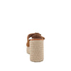 Sandalia Casual Trender color Camel para Mujer con doble Hebilla