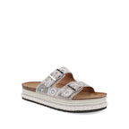 Sandalia Casual Trender color Plata para Mujer