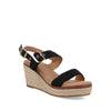 Sandalia Casual con plataforma Trender color Negro para Mujer