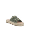 Sandalia Casual Trender color Verde para Mujer