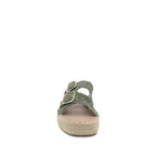 Sandalia Casual Trender color Verde para Mujer
