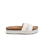 Sandalia Casual Trender color Blanco para Mujer