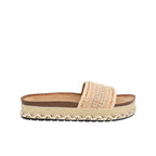 Sandalia Casual Trender color Beige para Mujer