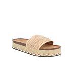 Sandalia Casual Trender color Beige para Mujer