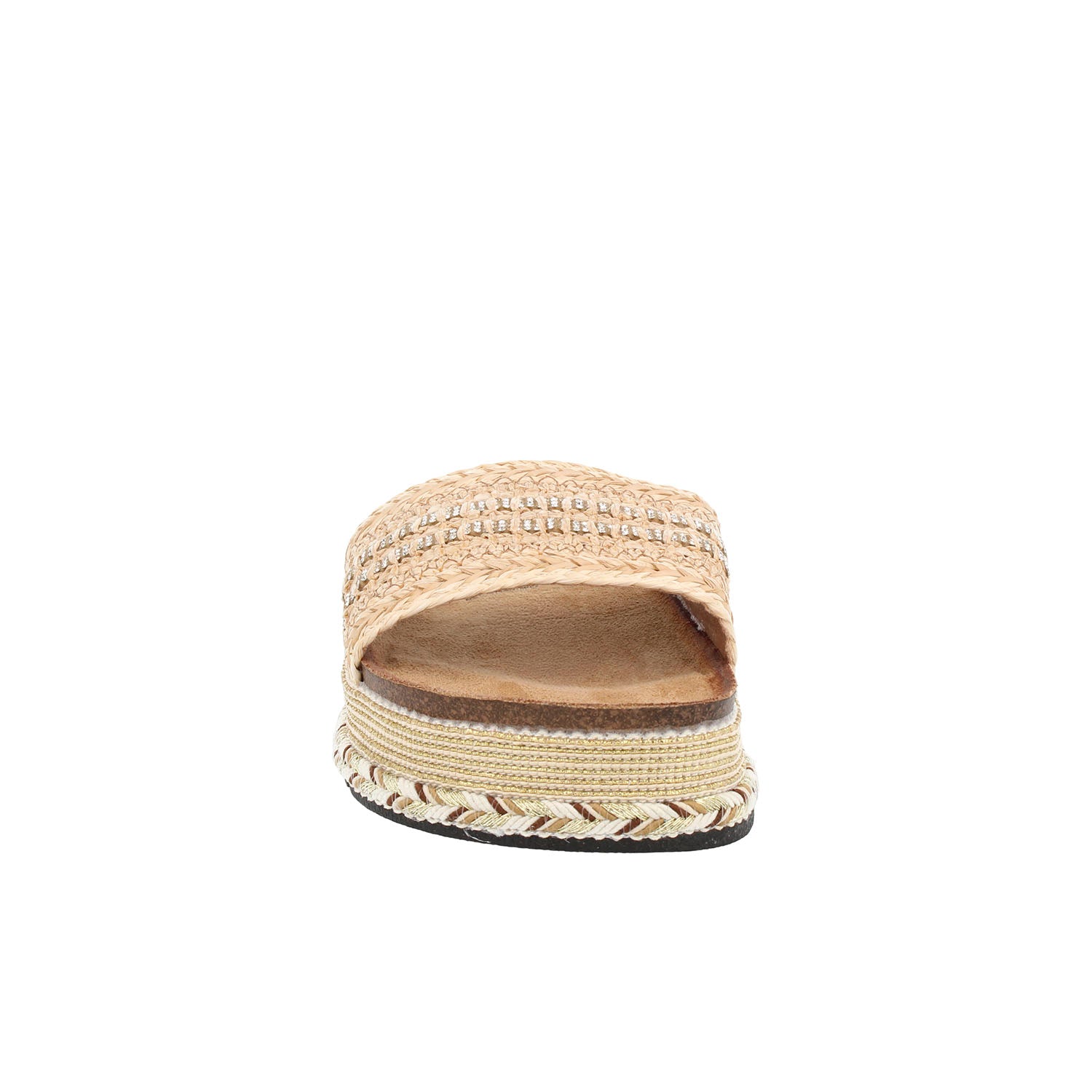 Sandalia Casual Trender color Beige para Mujer