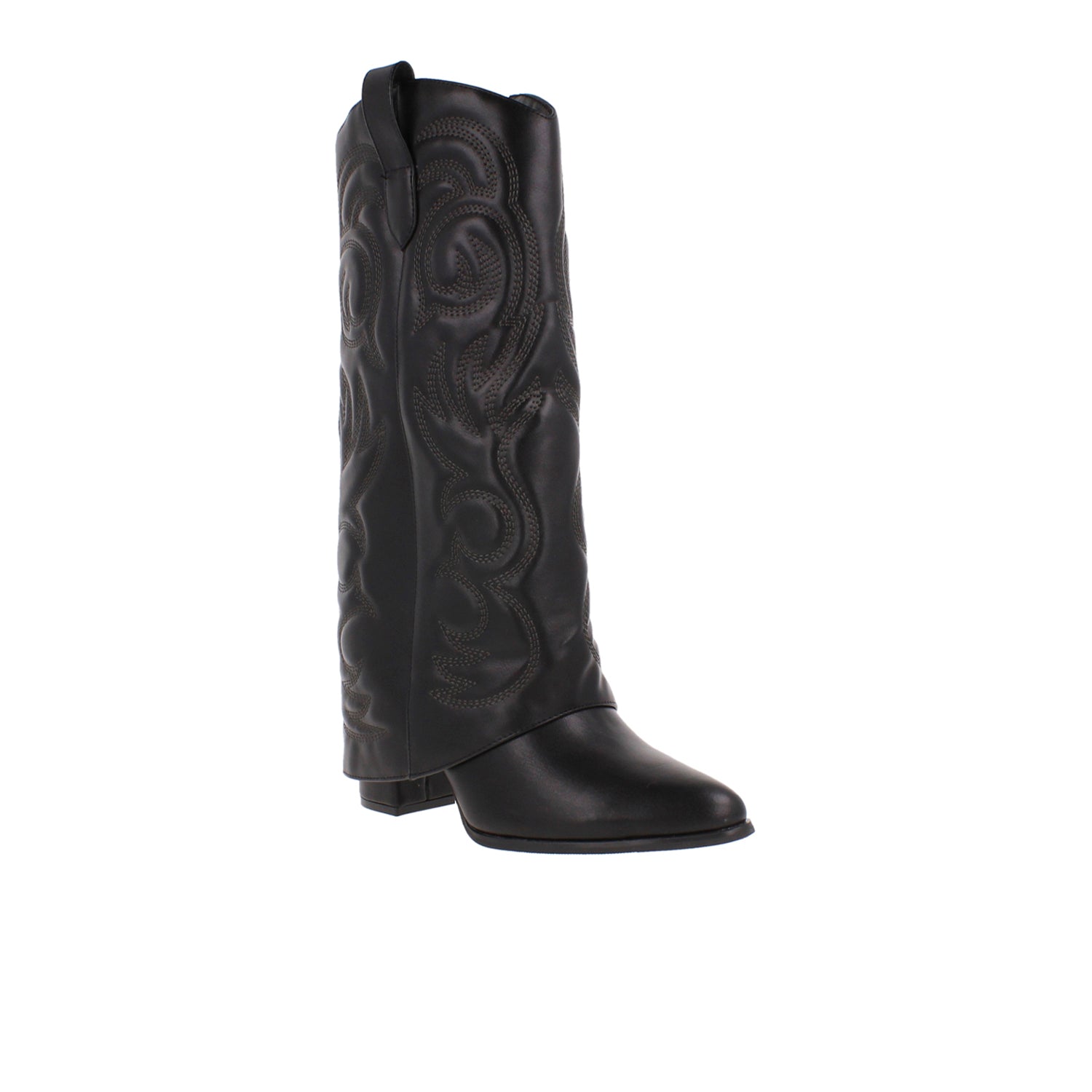 Bota de Vestir Trender color Negro para Mujer