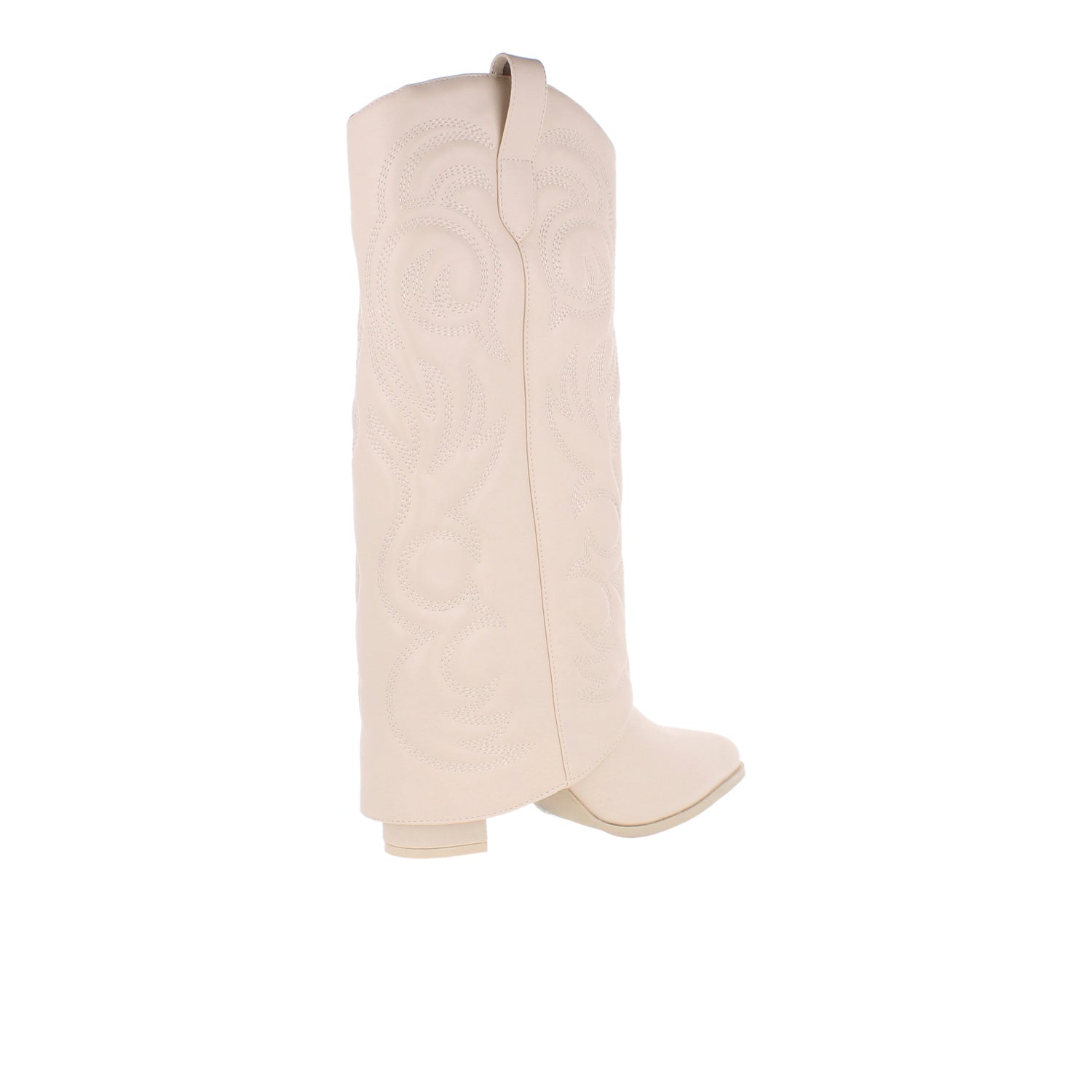 Bota de Vestir Trender color Beige para Mujer