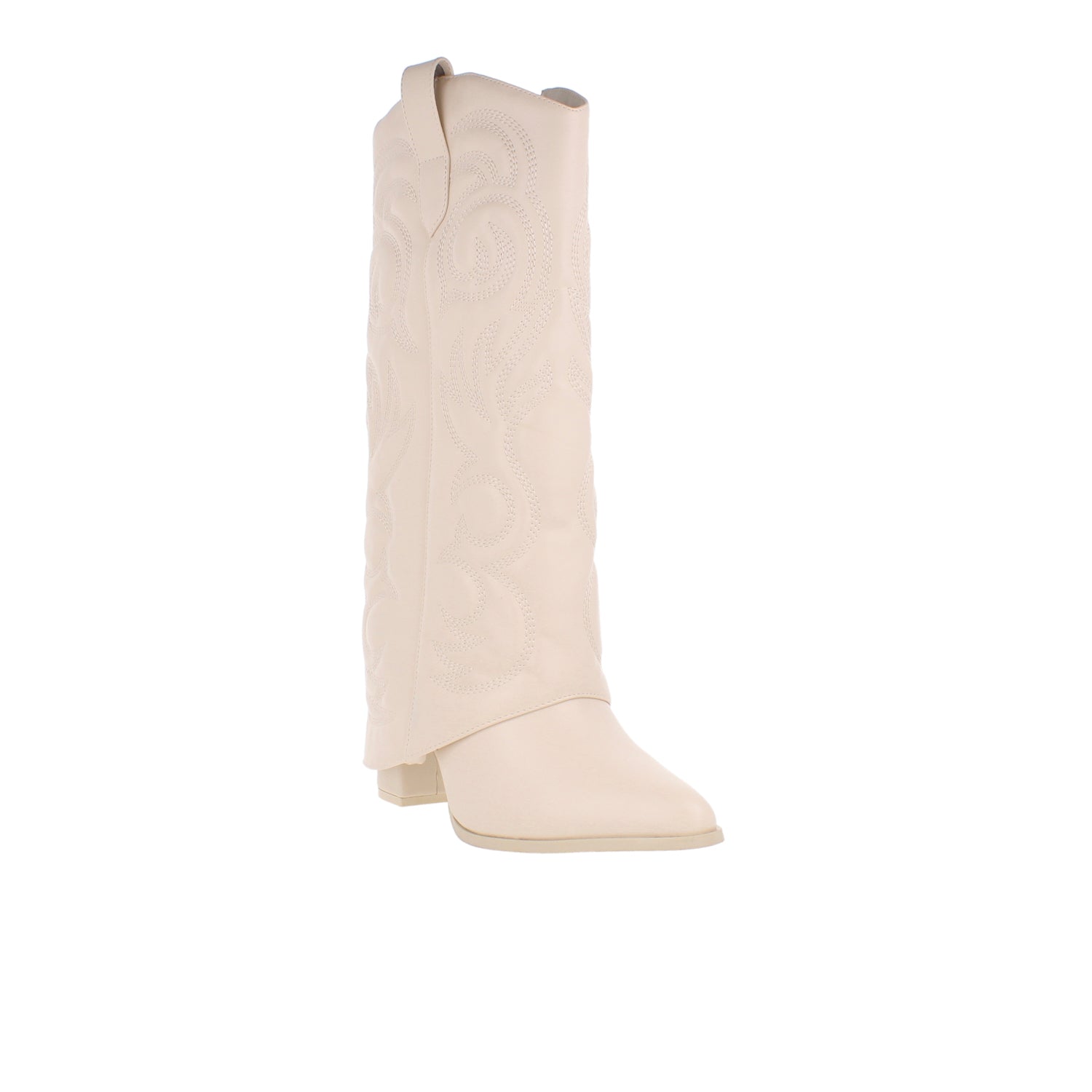 Bota de Vestir Trender color Beige para Mujer