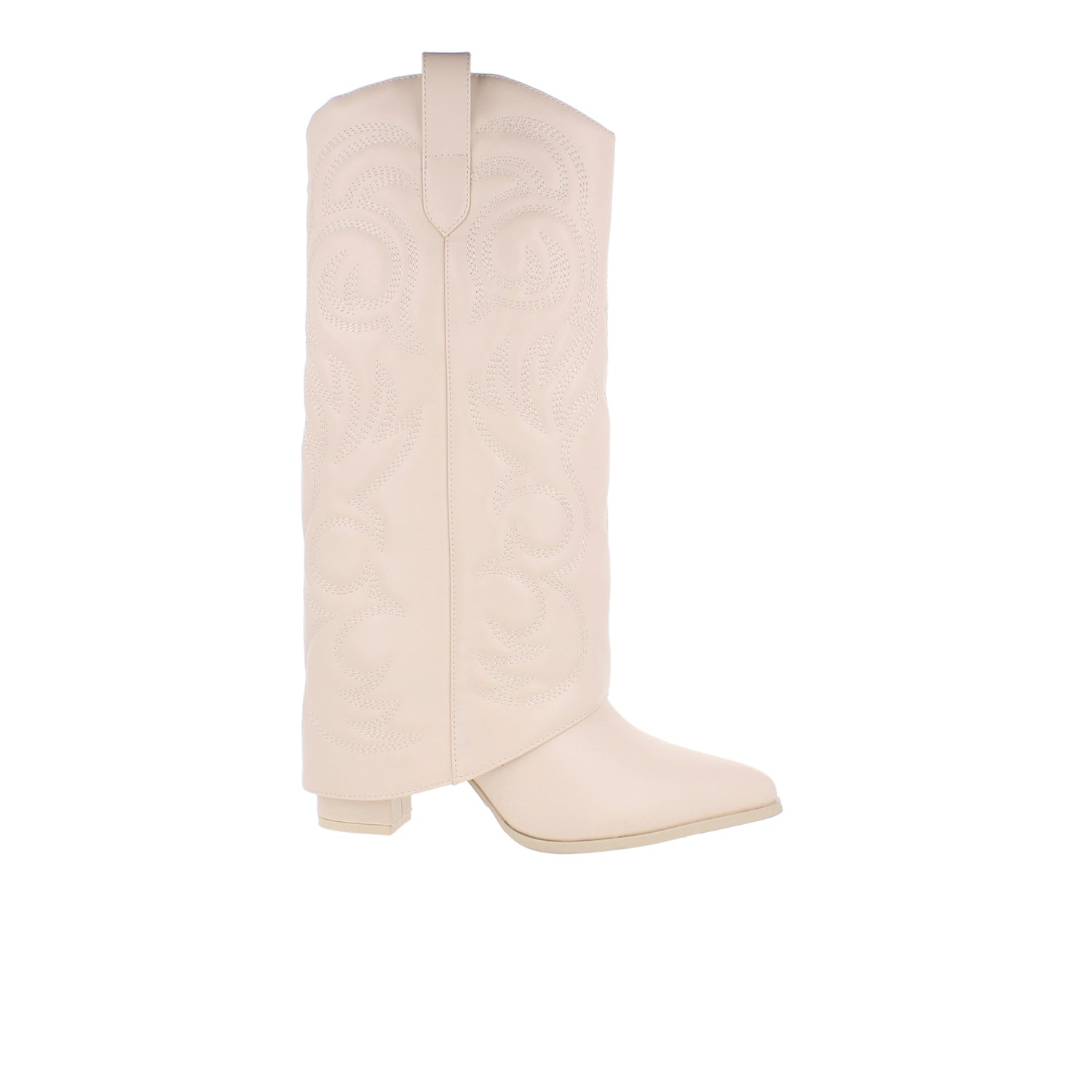 Bota de Vestir Trender color Beige para Mujer