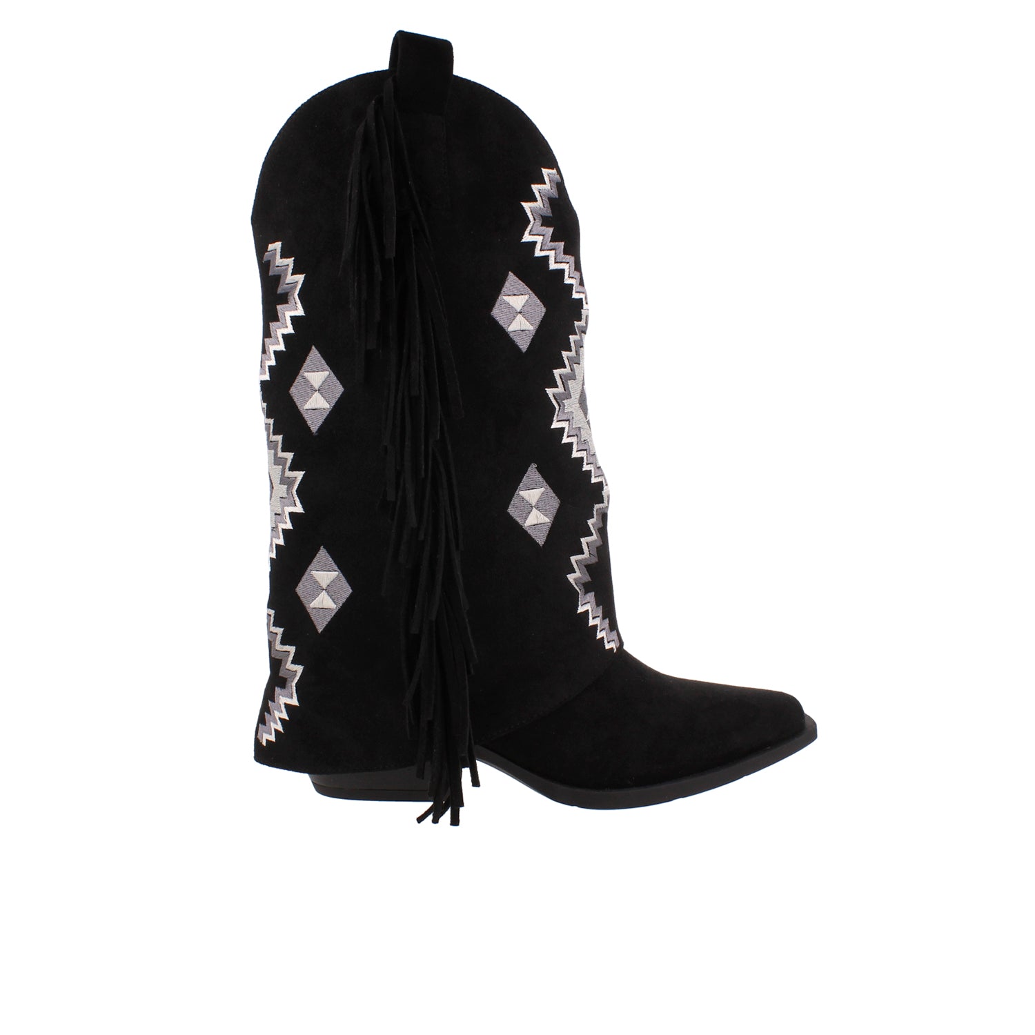 Bota De Vestir Trender color Negro para Mujer