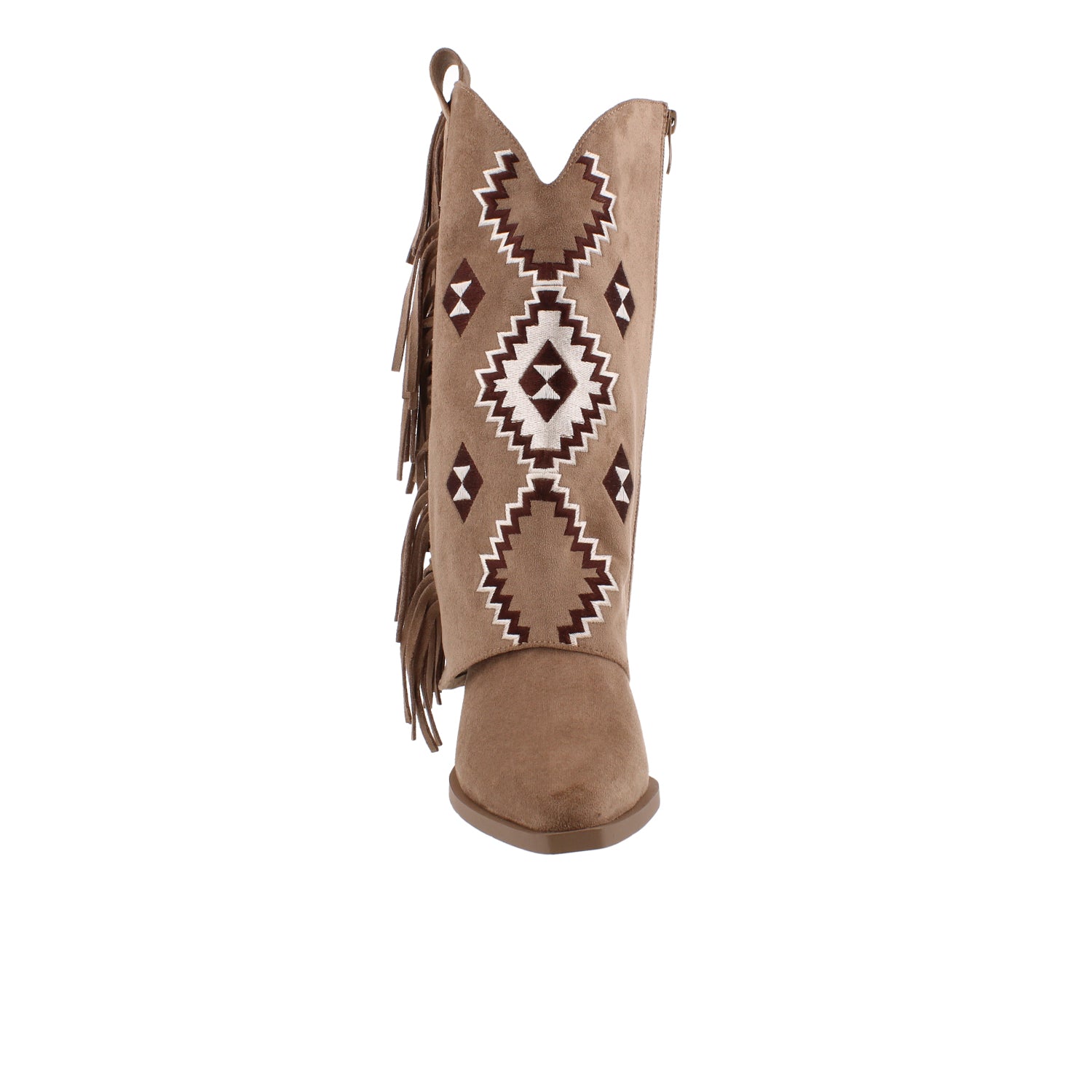 Bota De Vestir Trender color Khaki para Mujer