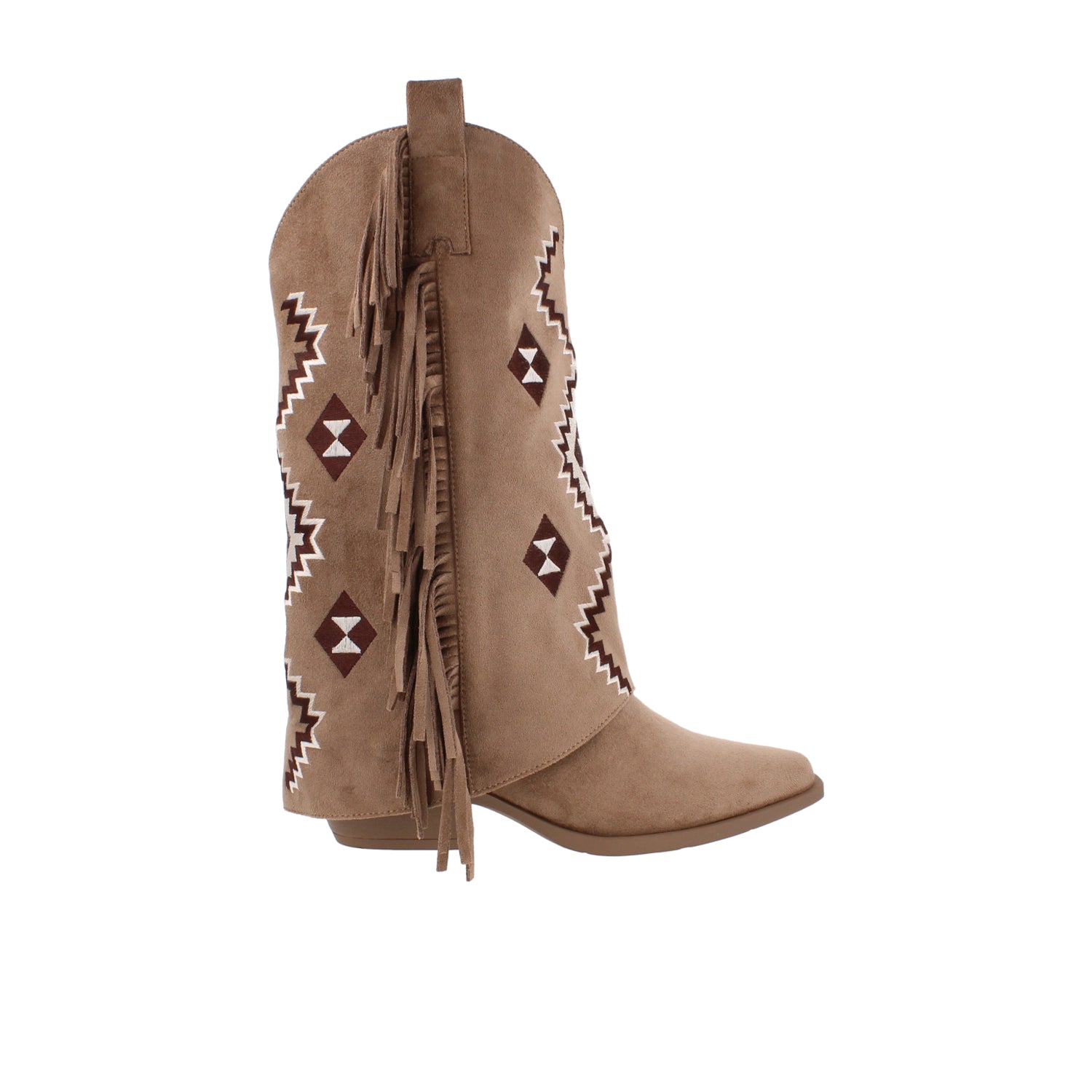 Bota De Vestir Trender color Khaki para Mujer